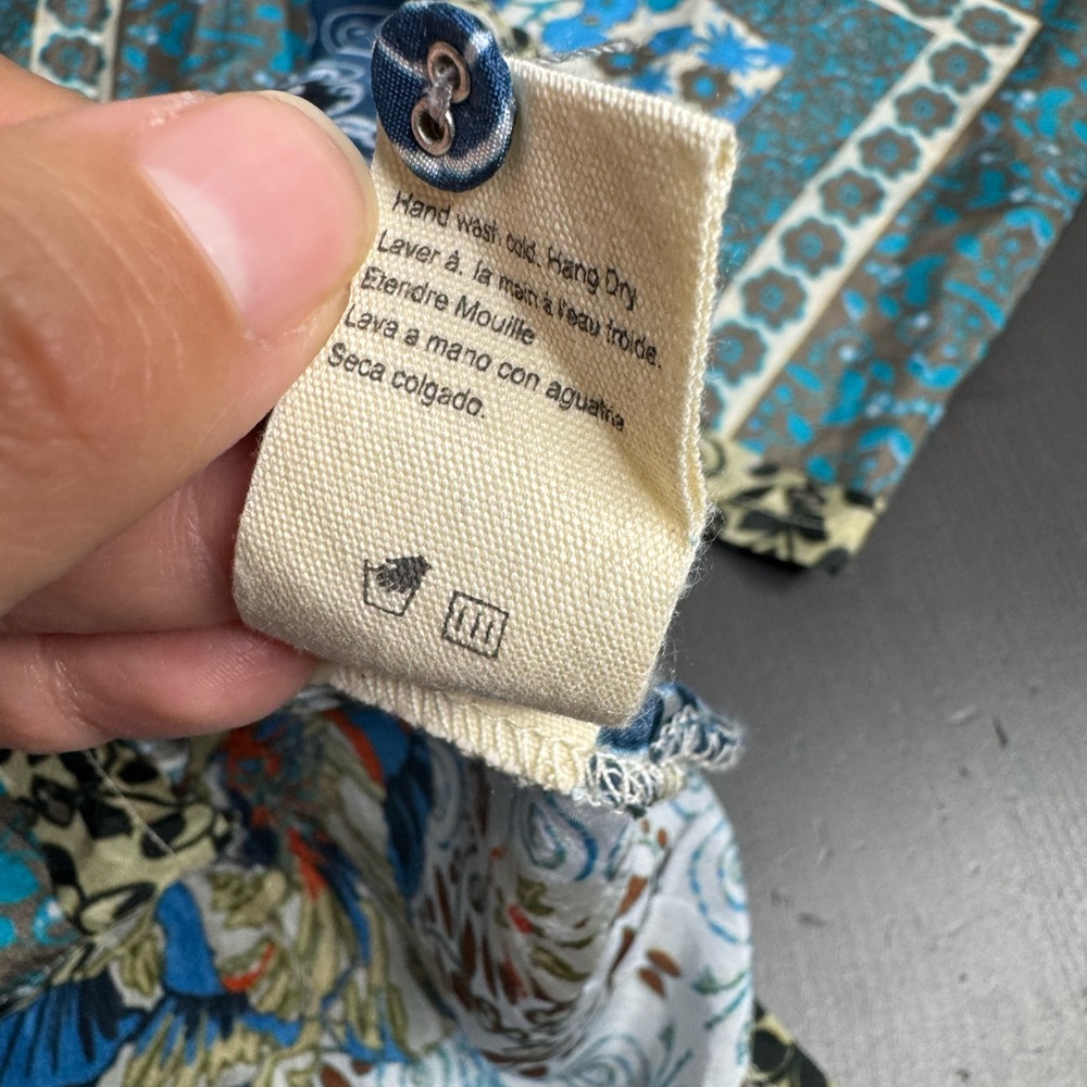 Johnny Was Boho Patchwork Blouse Whimsy Chic - image 5